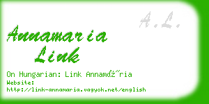 annamaria link business card